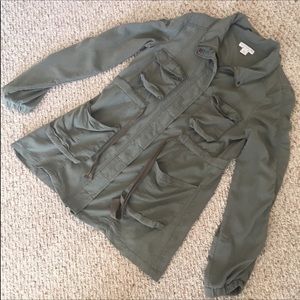 Army green jacket open to trades!